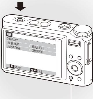 DISPLAY Language ENGLISH Date&Time 08/01/01 Move MENU Exit