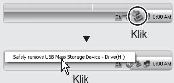 EN 10:00 AM Klik Safely remove USB Mass Storage Device - Drive(H:) EN 10:00 AM Klik