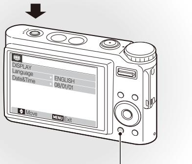 DISPLAY Language ENGLISH Date&Time 08/01/01 Move MENU Exit