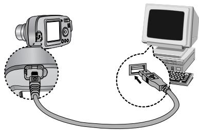 SAMSUNG KENOX CYBER 410 - ■ Connection de l'appareil au PC - 2