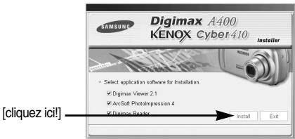 SAMSUNG KENOX CYBER 410 - Configuration du logiciel de l'application - 1