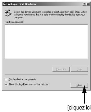 SAMSUNG KENOX CYBER 410 - Retrait du disque amovible - 1