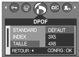 SAMSUNG KENOX CYBER 410 - DPOF : TAILLE DE L'IMPRESSION - 1