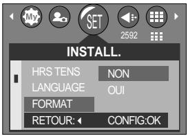 SAMSUNG KENOX D510 - Formatage d'une carte mémoire - 1