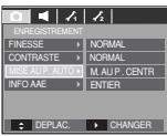 SAMSUNG KENOX S730 - Comment utiliser le menu - 10