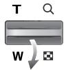 SAMSUNG KENOX S730 - Touche vignette ( l ) / agrandissement ( q ) - 1