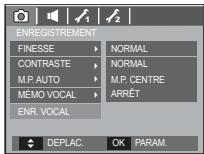 SAMSUNG KENOX S85 - Enregistrement vocal - 1