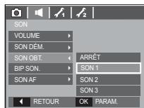 SAMSUNG KENOX S85 - Son de l'obturateur - 1
