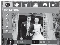 SAMSUNG KENOX S85 - Touche e (effet) : rotation d'une image - 1
