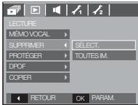 SAMSUNG KENOX S85 - Suppression d'images - 2