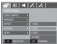 SAMSUNG KENOX S85 - Paramétrage de la musique d'arrière-plan - 1