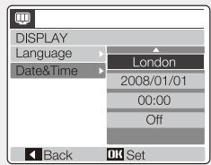 SAMSUNG LANDIAO NV9 - Configurar la Fecha y la hora - 1