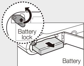 SAMSUNG LANDIAO NV9 - Remove the battery and memory card - 2