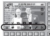 SAMSUNG NV24 HD SILVER - Lorsque vous utilisez l'appareil photo pour la première fois : Touche intelligente - 5