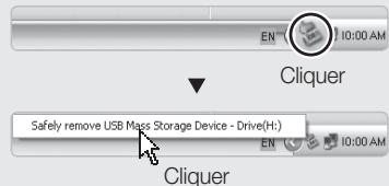 SAMSUNG NV9 - Déconnecter l'appareil en toute sécurité (pour Windows XP) - 1