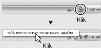 SAMSUNG NV9 - Memutus koneksi dengan aman (untuk Windows XP) - 1