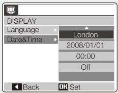 SAMSUNG NV9 - Réglage de la date et de l'heure - 1