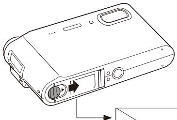 SAMSUNG NV9 - Insert the battery and memory card - 1
