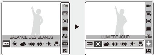 SAMSUNG NV9 - Ex.: Réglage de la balance des blancs en mode P - 2