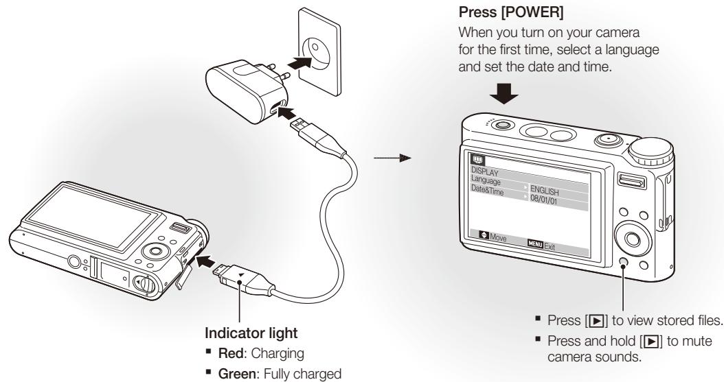 SAMSUNG NV9 - Charge the battery - 1