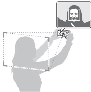 SAMSUNG PL100 - Taking a photo of yourself using the front display - 1