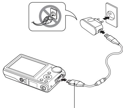 SAMSUNG PL100 - De batterij opladen - 1