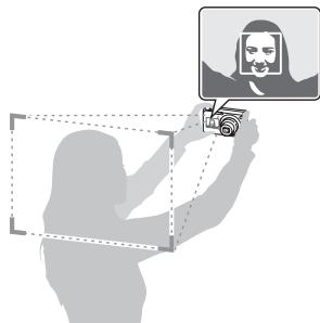 SAMSUNG PL150 - Tomar un autorretrato con ayuda de la pantalla frontal - 1