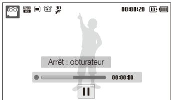 SAMSUNG ST1000 - Suspendre l'enregistrement - 1