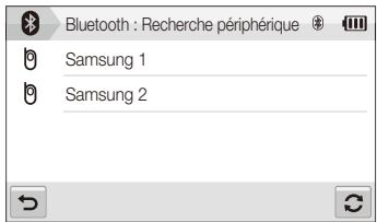 SAMSUNG ST1000 - Sélectionnez un périhérique Bluetooth. - 1