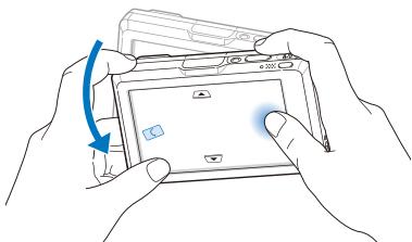 SAMSUNG ST1000 - Sélection d'un mode de prise de vue à l'aide de la fonction de reconnaissance des mouvements - 2