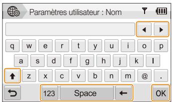 SAMSUNG ST1000 - Saisir du texte - 1