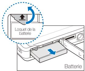 SAMSUNG ST1000 - Retrait de la batterie et de la carte mémoire - 2