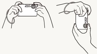 SAMSUNG ST1000 - Tenez correctement l'appareil photo. - 1