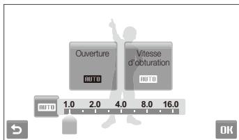 SAMSUNG ST1000 - Sélectionnez LT Vitesse d'obturation. - 1
