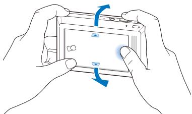 SAMSUNG ST510 - Sélectionner un menu à l'aide de la fonction de reconnaissance des mouvements - 1