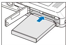 SAMSUNG ST510 - Insertion de la batterie et de la carte mémoire - 3