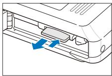 SAMSUNG ST510 - Insertion de la batterie et de la carte mémoire - 2
