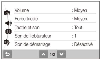 SAMSUNG ST510 - Accéder au menu des paramètres - 1