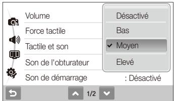 SAMSUNG ST510 - Accéder au menu des paramètres - 2