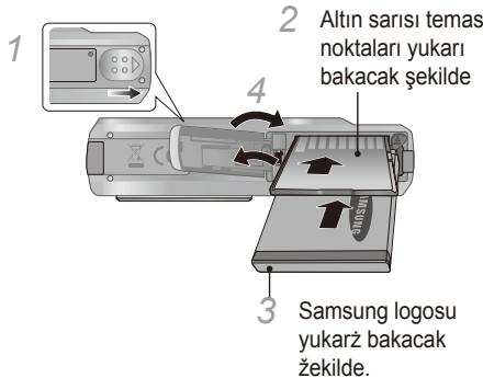SAMSUNG VLUU ES60 - Pili ve hafiza kartini takma - 1