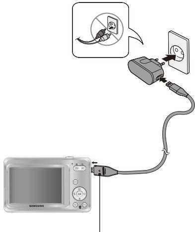 SAMSUNG VLUU ES60 - Chargement de la batterie - 1