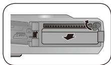 SAMSUNG VLUU ES60 - 插入電池和記憶卡 - 2