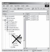 SAMSUNG VLUU I80 - Démarrer le mode mp3/pmp/visu. TXT - 3