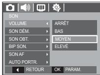 SAMSUNG VLUU I80 - Menu son - 1