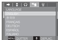SAMSUNG VLUU I80 - Paramètre langue - 1