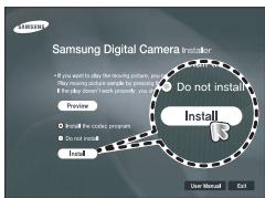 SAMSUNG VLUU I80 - Configuration de l'application - 2