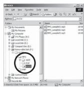 SAMSUNG VLUU I80 - Démarrer le mode mp3/pmp/visu. TXT - 2