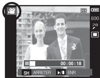 SAMSUNG VLUU I80 - Mettre en pause lors de l'enregistrement d'un clip vidéo (enregistrement successif) - 1