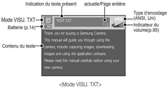 SAMSUNG VLUU I80 - Voyant de l'écran LCD pour le mode mp3/pmp/visu. TXT - 1