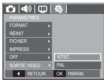 SAMSUNG VLUU I80 - Sélection d'un type de sortie vidéo - 1